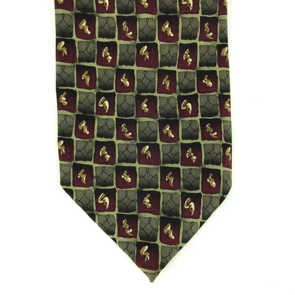 J Garcia Tie Big Bird Breaking Through Collection 20 Silk L57 W3.5 Made In Korea